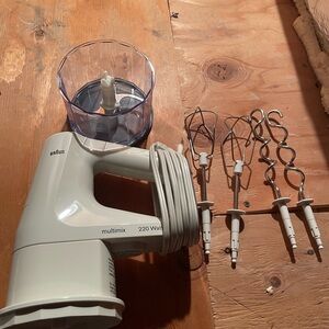 Braun Multimix 220 Watt Hand Mixer - White